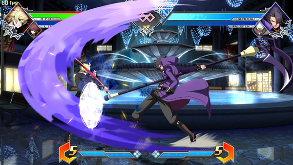 Two chararcters are fighting each other